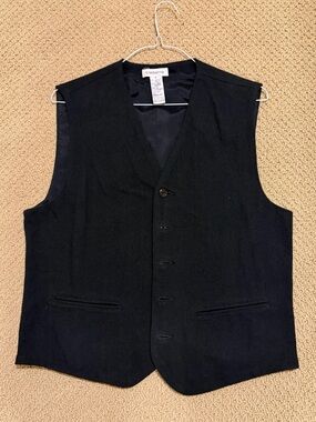 Claiborne Tuxedo Suit Vest Black (Men’s Size Medium)